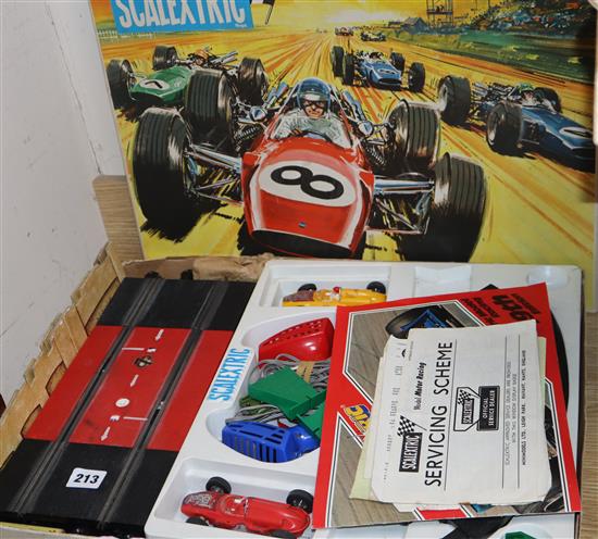 A boxed Scalextric Sports 31 set, complete